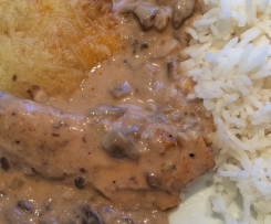 Champignon-Sahne-Hähnchen