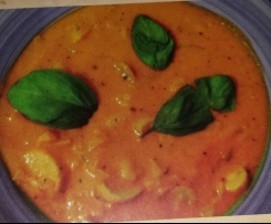 italienische Pizzasuppe