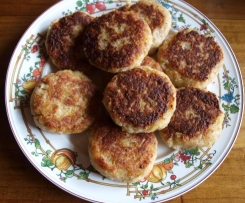 Gratinierte Blumenkohlbratlinge