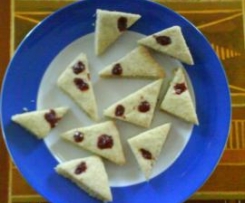 Walnussecken oder Valentinstagherzen