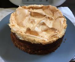 Frischkäsequarkkuchen mit Baiserhaube