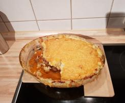 Hackfleisch-Blumenkohl-Gnocci-Auflauf