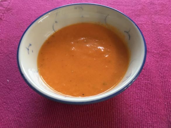 Kalte Tomaten Melonen Suppe