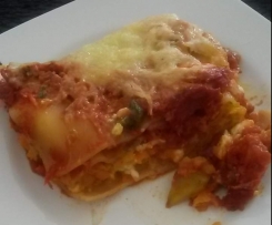 Gemüselasagne mit Feta