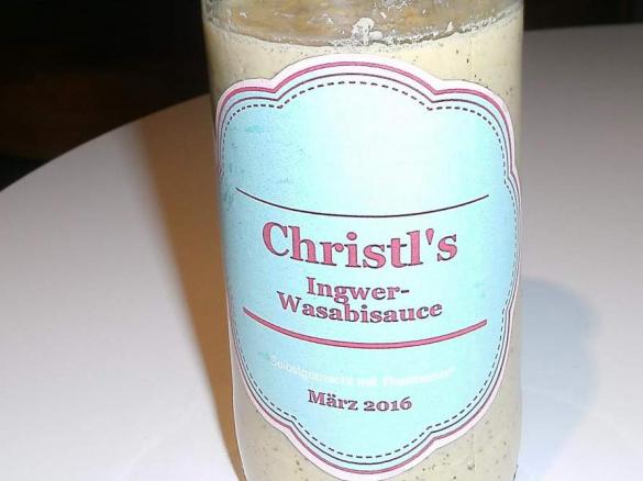 Ingwer-/Wasabisauce