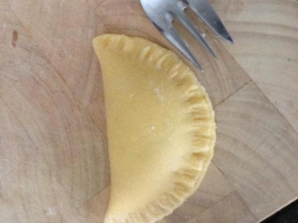 Frischkäse-Basilikum Ravioli 