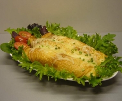  Crepes mit Räucherlachs